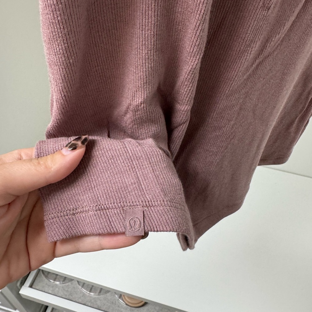 Lululemon Hold Tight Scoop Neck Tank Top - Twilight Rose Sz 4 - Picture 5 of 5